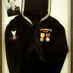 WWII uniform frame
